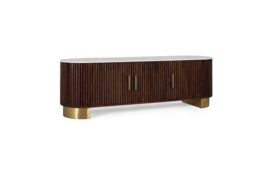 Mueble Bajo TV Diseño Moderno 3 Puertas Serie Arpass