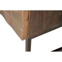 Mueble Bajo TV Industrial 2 Puertas 2 Estantes Cobrens