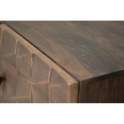 Mueble Bajo TV Industrial 2 Puertas 2 Estantes Cobrens