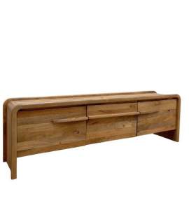 Mueble Bajo TV Mango Natural 3 Puertas - Serie Almec