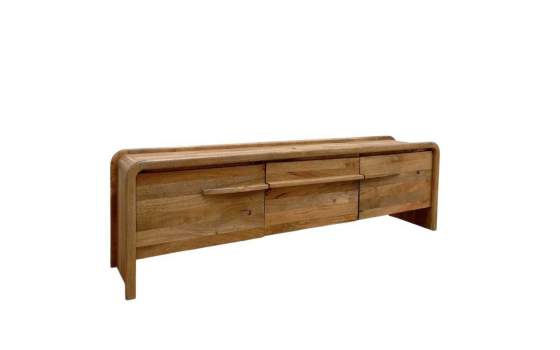 Mueble Bajo TV Mango Natural 3 Puertas - Serie Almec