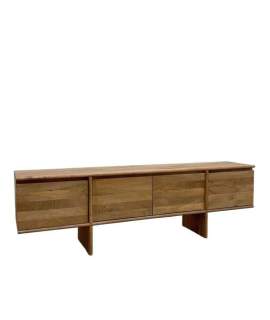 Mueble Bajo TV Mango Natural 4 Puertas - Serie Algeo