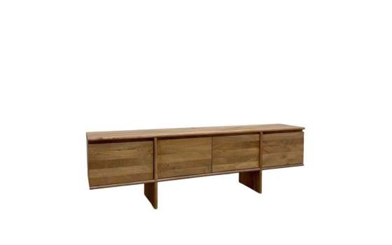 Mueble Bajo TV Mango Natural 4 Puertas - Serie Algeo