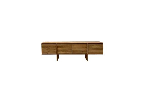 Mueble Bajo TV Mango Natural 4 Puertas - Serie Algeo