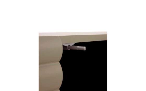 Mueble Bajo TV Moderno 3 Puertas Color Beig Serie Athin