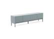 Mueble Bajo TV Moderno 4 Puertas Color Azul Serie Axally
