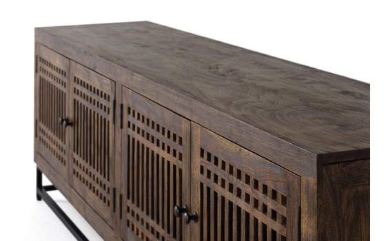 Mueble Bajo TV Moderno 4 Puertas Serie Arides