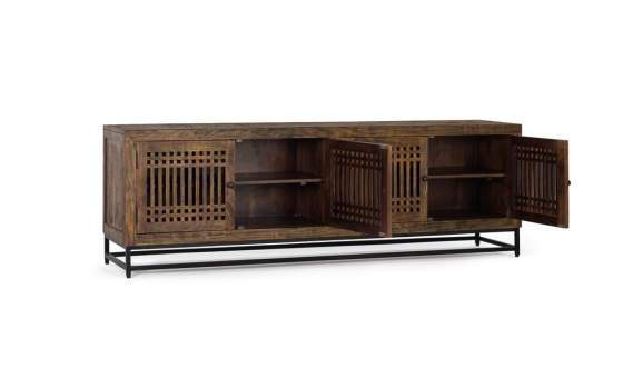 Mueble Bajo TV Moderno 4 Puertas Serie Arides