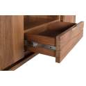 Mueble Bajo TV Moderno Madera Acacia y Metal Aratany