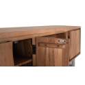 Mueble Bajo TV Moderno Madera Acacia y Metal Aratany