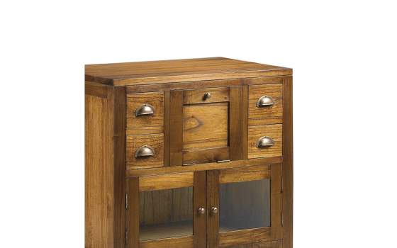 Mueble Baño Colonial 4 Cajones 2 Puertas - Serie Star