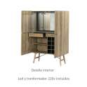 Mueble Bar 2 Puertas Diseño Rustico Actual Serie Adions Mueble Bar 2 Puertas Diseño Rustico Actual Serie Adions