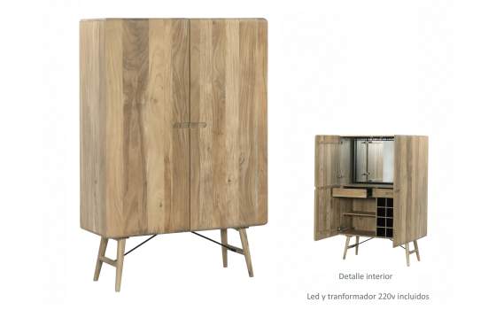 Mueble Bar 2 Puertas Diseño Rustico Actual Serie Adions Mueble Bar 2 Puertas Diseño Rustico Actual Serie Adions