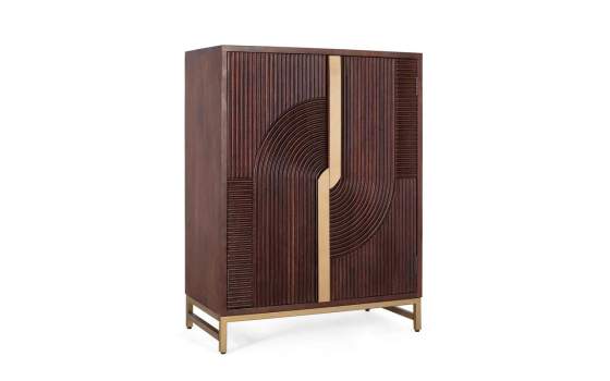 Mueble Bar Actual 2 Puertas - Serie Aldervy
