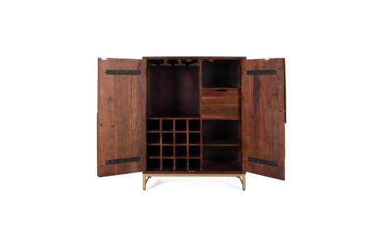 Mueble Bar Actual 2 Puertas - Serie Aldervy