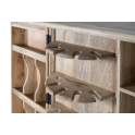 Mueble Bar con Barra en Mango Natural Serie Ameland Mueble Bar con Barra en Mango Natural Serie Ameland