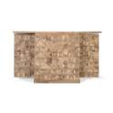 Mueble Bar con Barra en Mango Natural Serie Ameland Mueble Bar con Barra en Mango Natural Serie Ameland