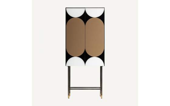 Mueble Bar Diseño Actual 2 Puertas 1 Estante Serie Hannes