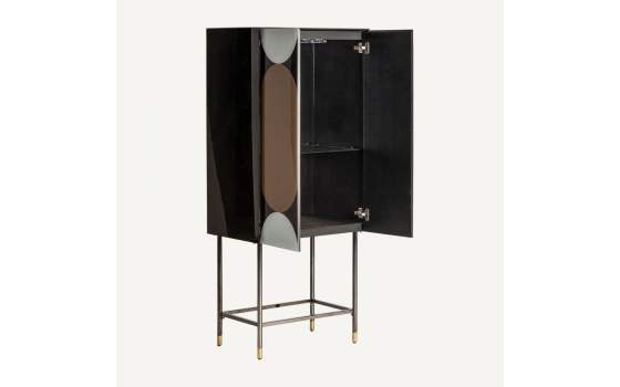 Mueble Bar Diseño Actual 2 Puertas 1 Estante Serie Hannes