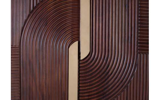 Mueble Bar Madera Colonial Actual 2 Puertas Serie Aterian