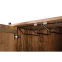 Mueble Bar Rustico 2 Puertas Madera Metal - Serie Boreal