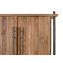 Mueble Bar Rustico 2 Puertas Madera Metal - Serie Boreal
