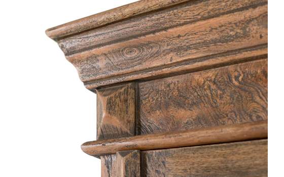 Mueble Bar Rustico Madera Maciza 4 Estantes Ameland