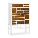 Mueble Cajonera Estilo Oriental Blanca Clasica Serie Abeast