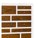 Mueble Cajonera Estilo Oriental Blanca Clasica Serie Abeast