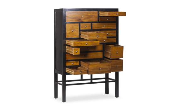 Mueble Cajonera Estilo Oriental Clasica Serie Abeast