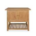 Mueble de Baño Teca 2 Puertas Estante - Serie Calcun