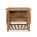 Mueble de Baño Teca 2 Puertas Estante - Serie Calcun