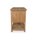 Mueble de Baño Teca 2 Puertas Estante - Serie Calcun