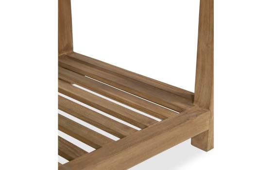 Mueble de Baño Teca 2 Puertas Estante - Serie Calcun