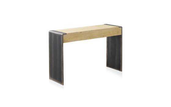 Mueble de Entrada Diseño Moderno Bicolor Serie Metallic