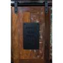 Mueble de TV en Madera Reciclada con Puertas Correderas Agelelli