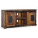 Mueble de TV en Madera Reciclada con Puertas Correderas Agelelli