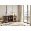 Mueble de TV en Madera Reciclada con Puertas Correderas Agelelli