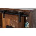 Mueble de TV en Madera Reciclada con Puertas Correderas Agelelli