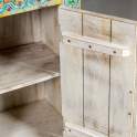 Mueble Entrada Etnico Mango Policromado 2 Puertas Ambros