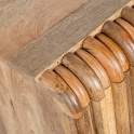 Mueble Entrada Madera Mango 2 Puertas Alistonadas Abrizzi