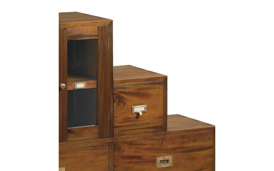 Mueble Escalera Colonial Flamingo Alto Izquierda