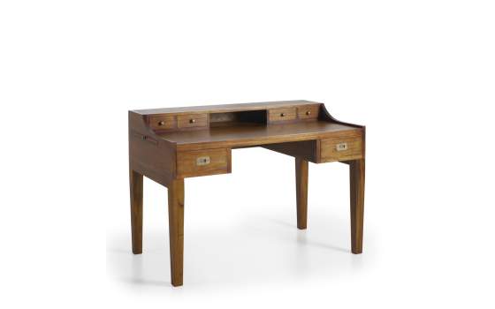 Mueble Escritorio Colonial Star 6 Cajones 2 Bandejas
