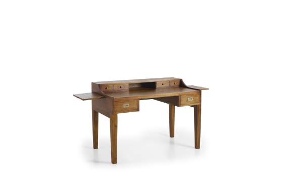 Mueble Escritorio Colonial Star 6 Cajones 2 Bandejas