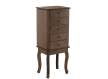 Mueble Joyero con Cajones y Puertas Roble Alauson