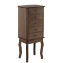 Mueble Joyero con Cajones y Puertas Roble Alauson