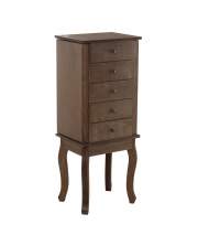 Mueble Joyero con Cajones y Puertas Roble Alauson