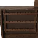 Mueble Joyero con Cajones y Puertas Roble Alauson