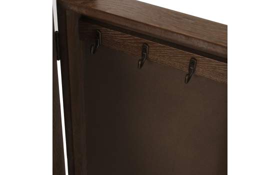 Mueble Joyero con Cajones y Puertas Roble Alauson