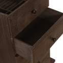 Mueble Joyero con Cajones y Puertas Roble Alauson